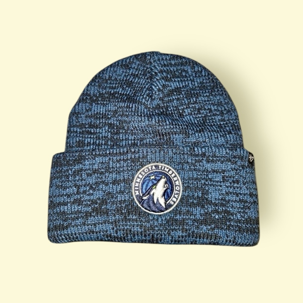 Minnesota Timberwolves Navy Knit Beanie, NWT